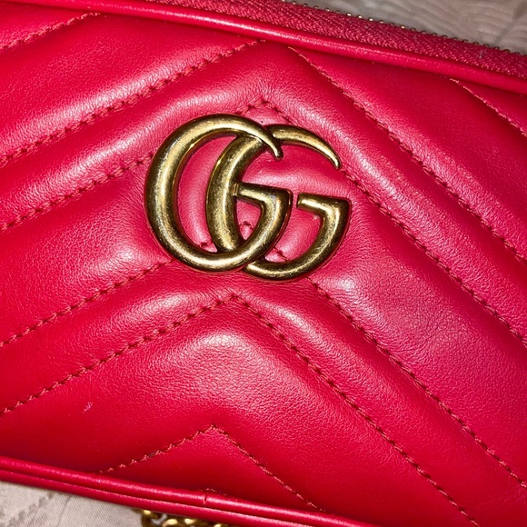 Gucci mini Marmont triple zip crossbody - Picture 4 of 14